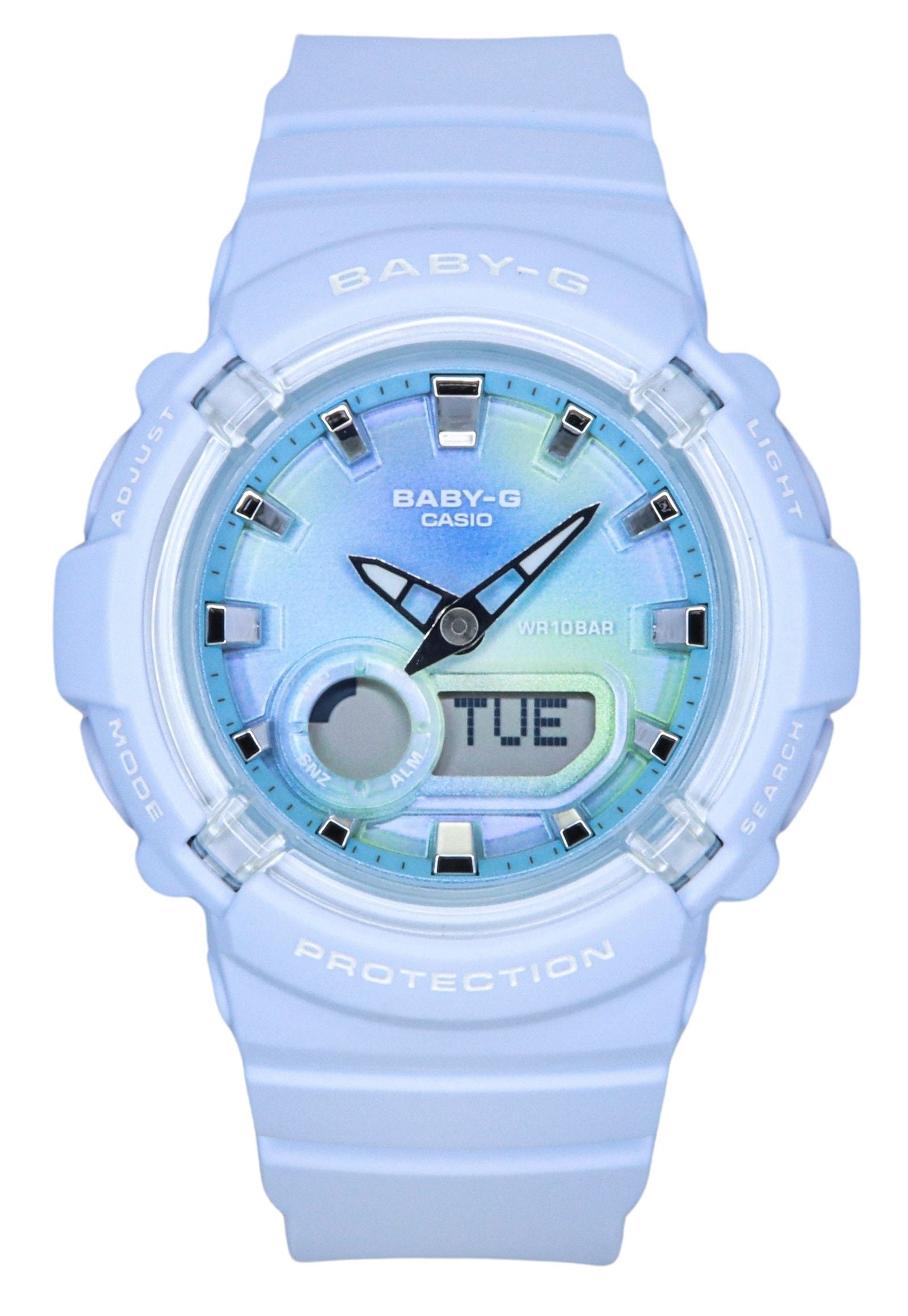 Casio Baby-G Analog Digital Resin Strap Blue Dial Quartz BGA-280TD-2A 100M Women's Watch