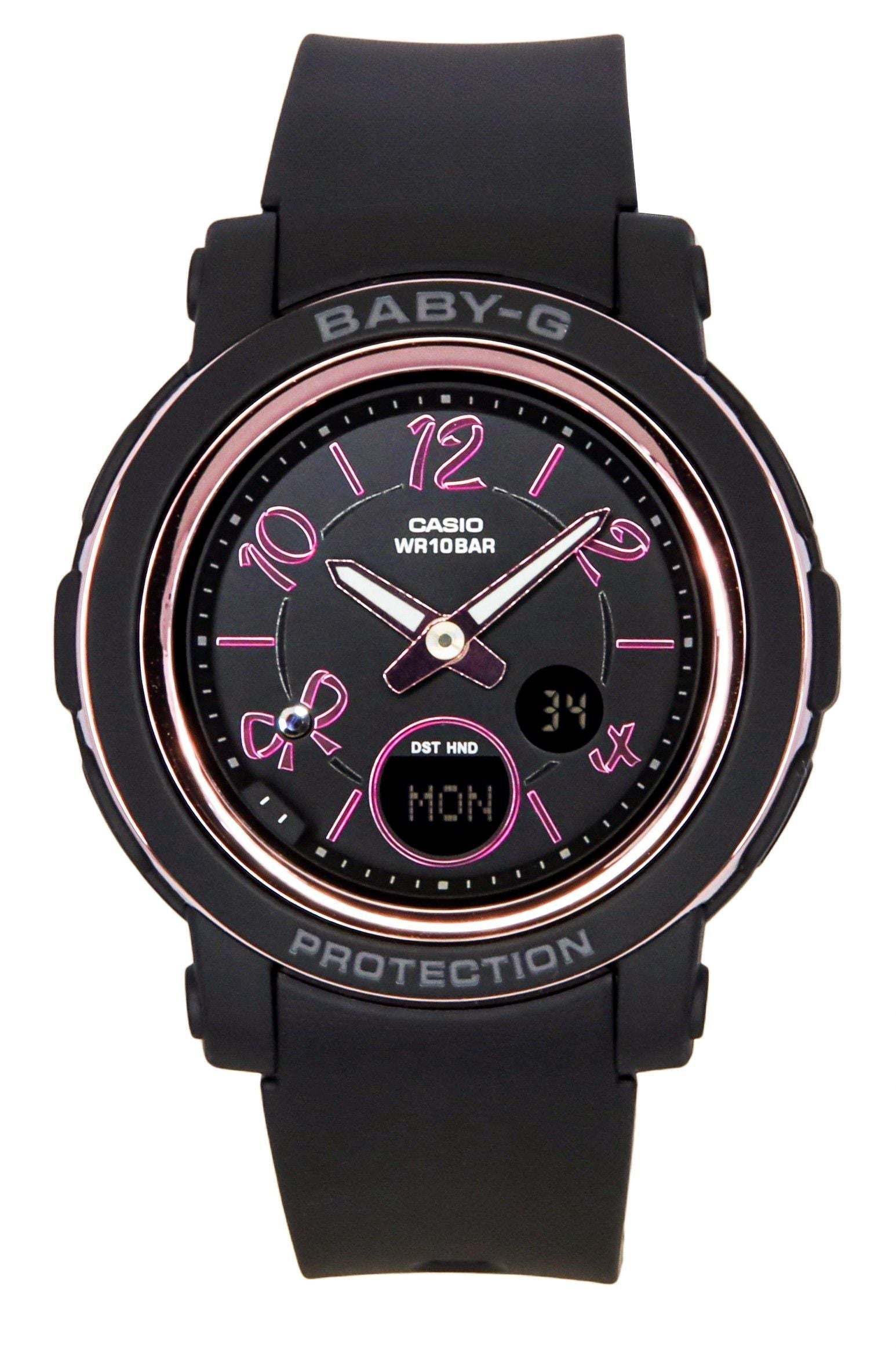 Casio Baby-G Analog Digital Resin Strap Black Dial Quartz BGA-290RA-1A 100M Women's Watch