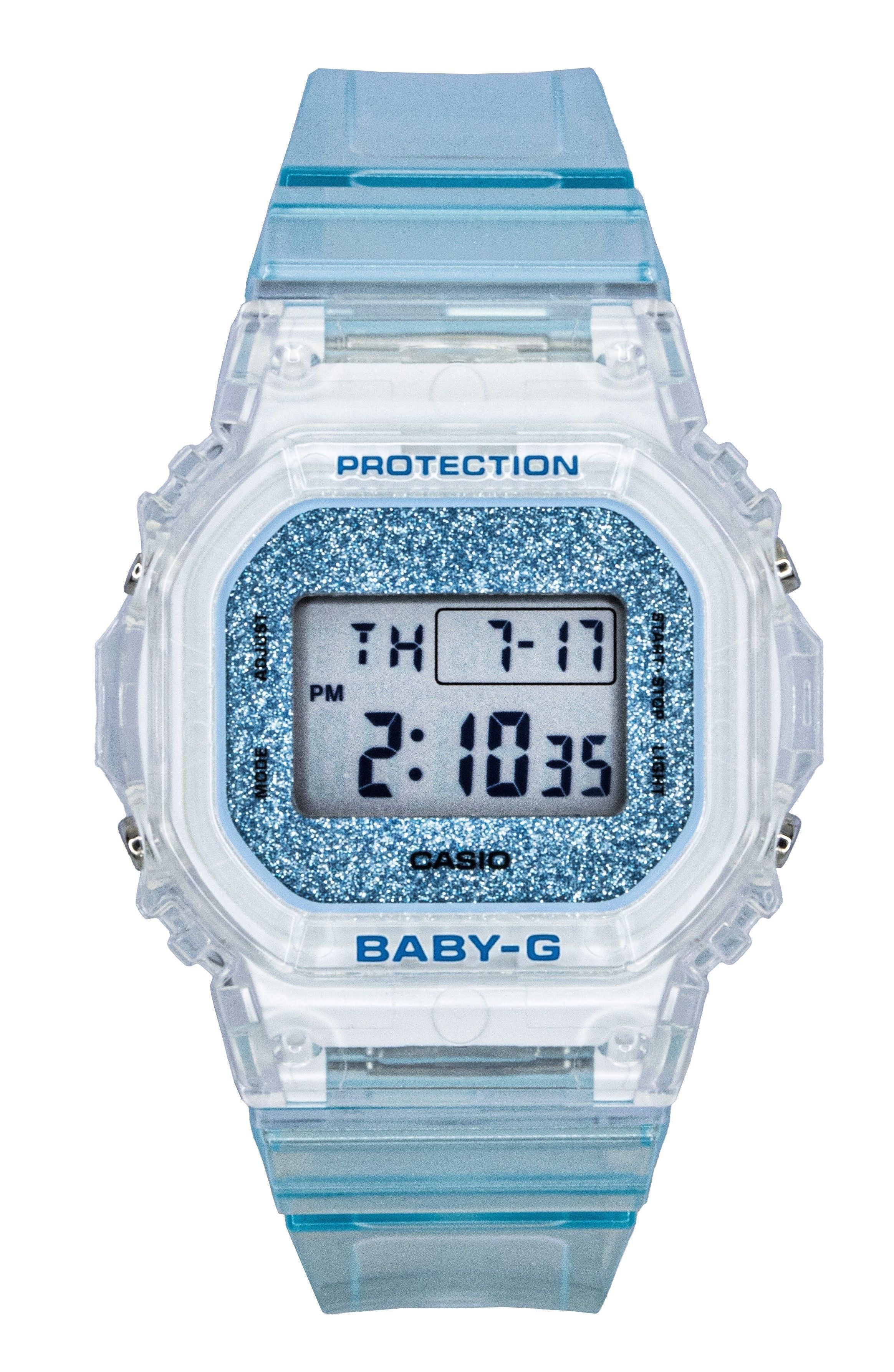 Casio Baby-G Digital Blue Resin Strap Quartz BGD-565GC-2 100M Women's Watch