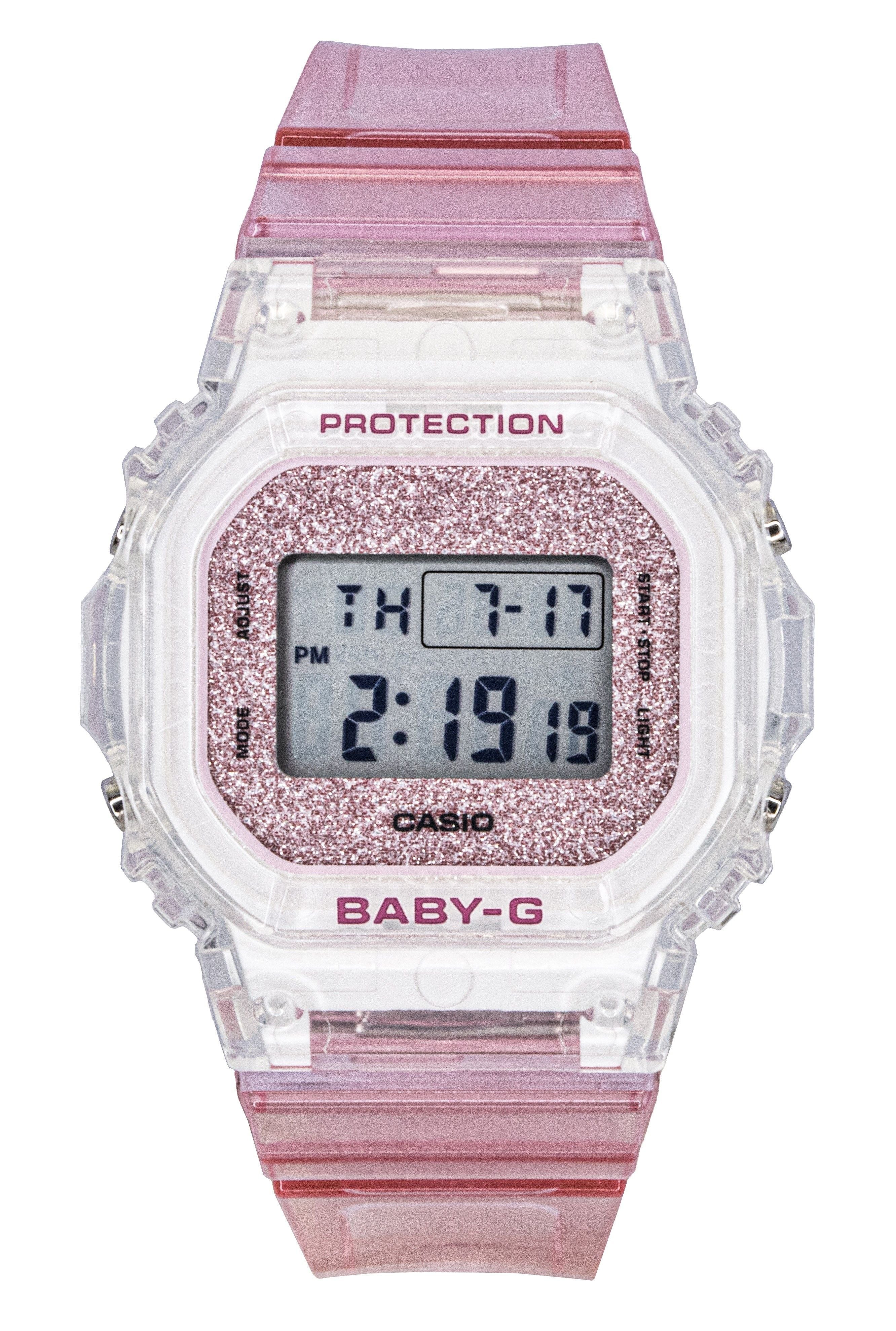 Casio Baby-G Digital Pink Resin Strap Quartz BGD-565GC-4 100M Women's Watch