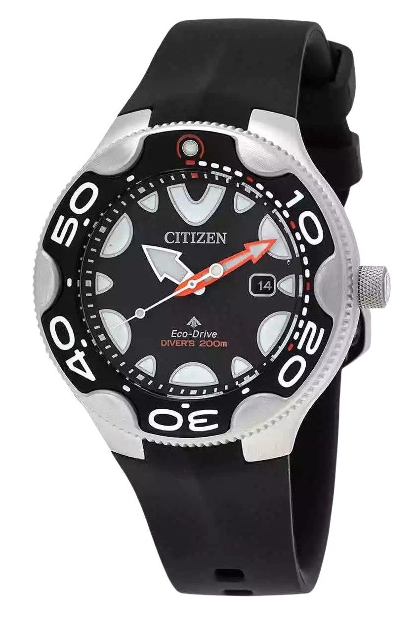 Citizen Promaster Dive Polyurethane Strap Black Dial Eco-Drive BN0230-04E 200M Men's Watch