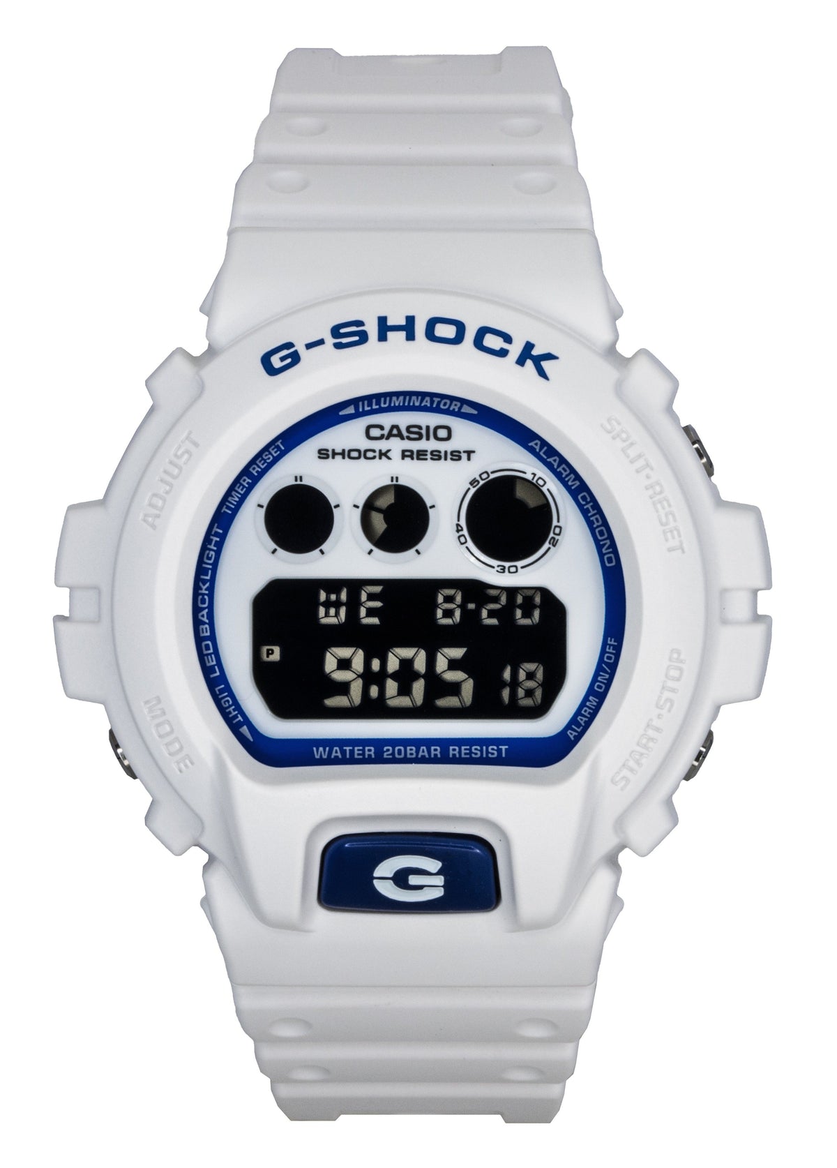 Casio G-Shock Digital Resin Strap Quartz DW-6900HDS-7A1 200M Men's Watch