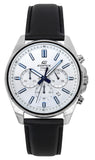 Casio Edifice Analog Standard Chronograph White Dial Quartz EFV-650L-7AV 100M Men's Watch