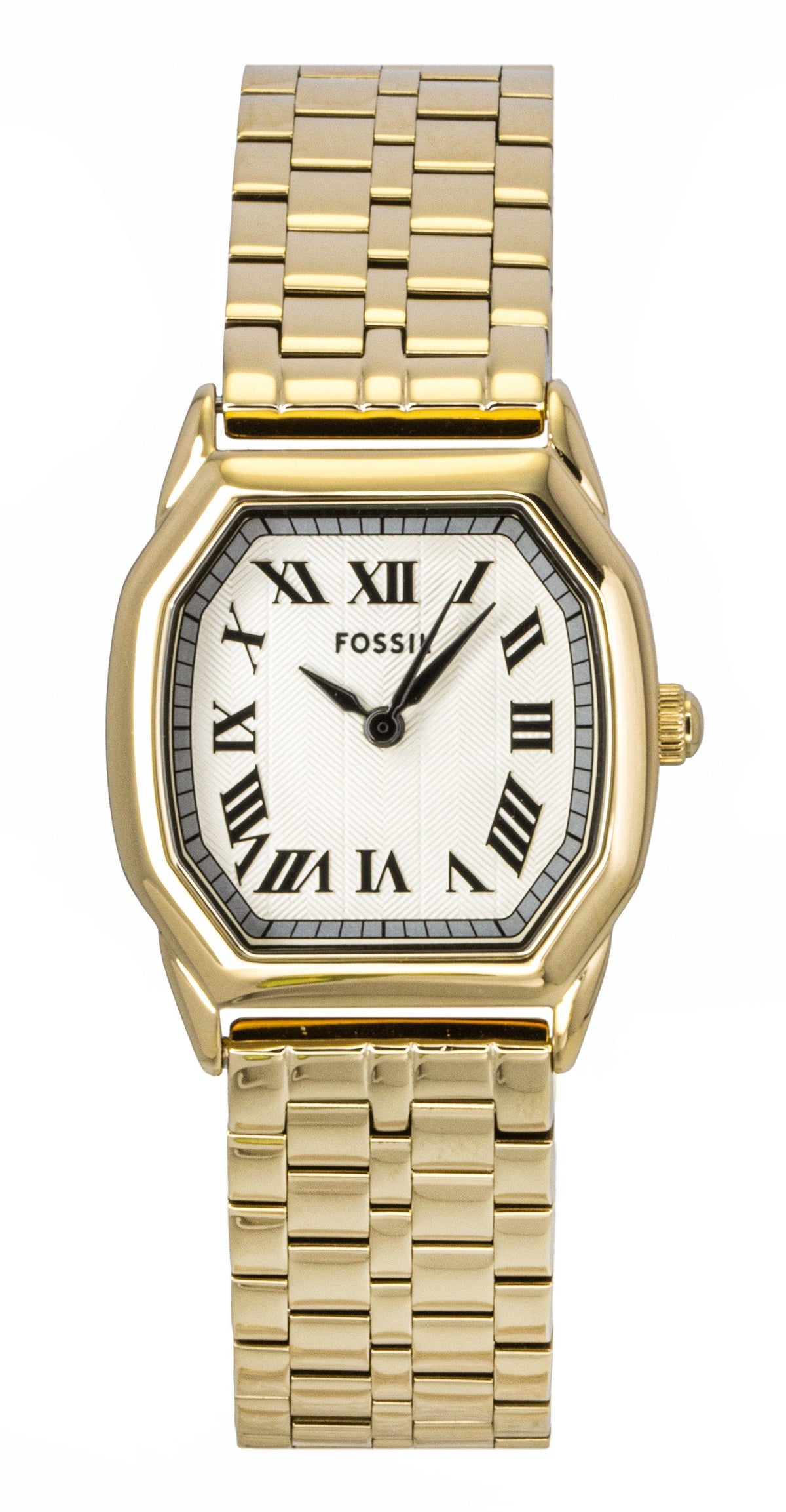 Fossil Harlow Gold Tone Stainless Steel Cream Dial Quartz ES5361 Women's Watch