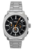 Fossil Machine Chronograph Stainless Steel Black Dial Quartz FS6095 Men's Watch