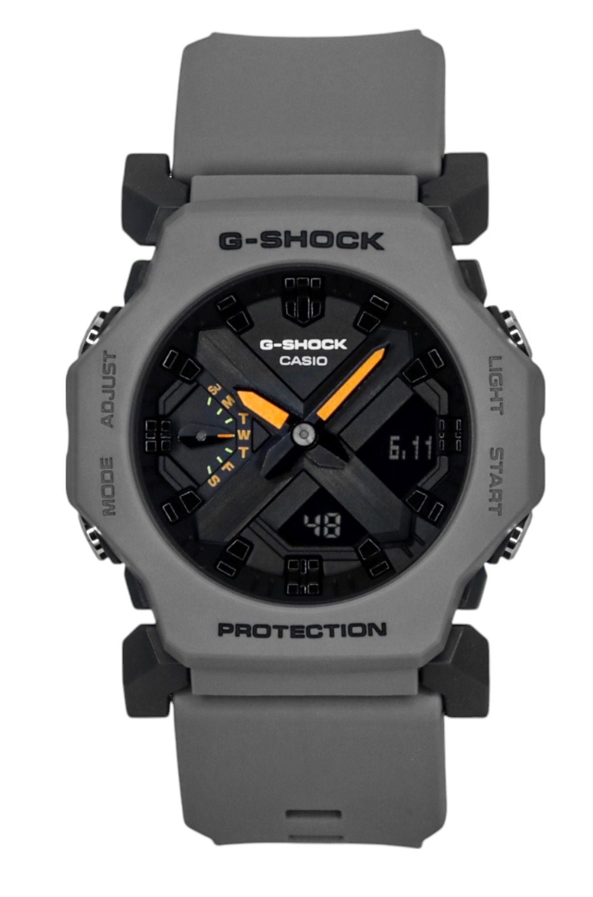 Casio G-Shock Analog Digital Resin Strap Grey Dial Quartz GA-2300-8A 200M Unisex Watch