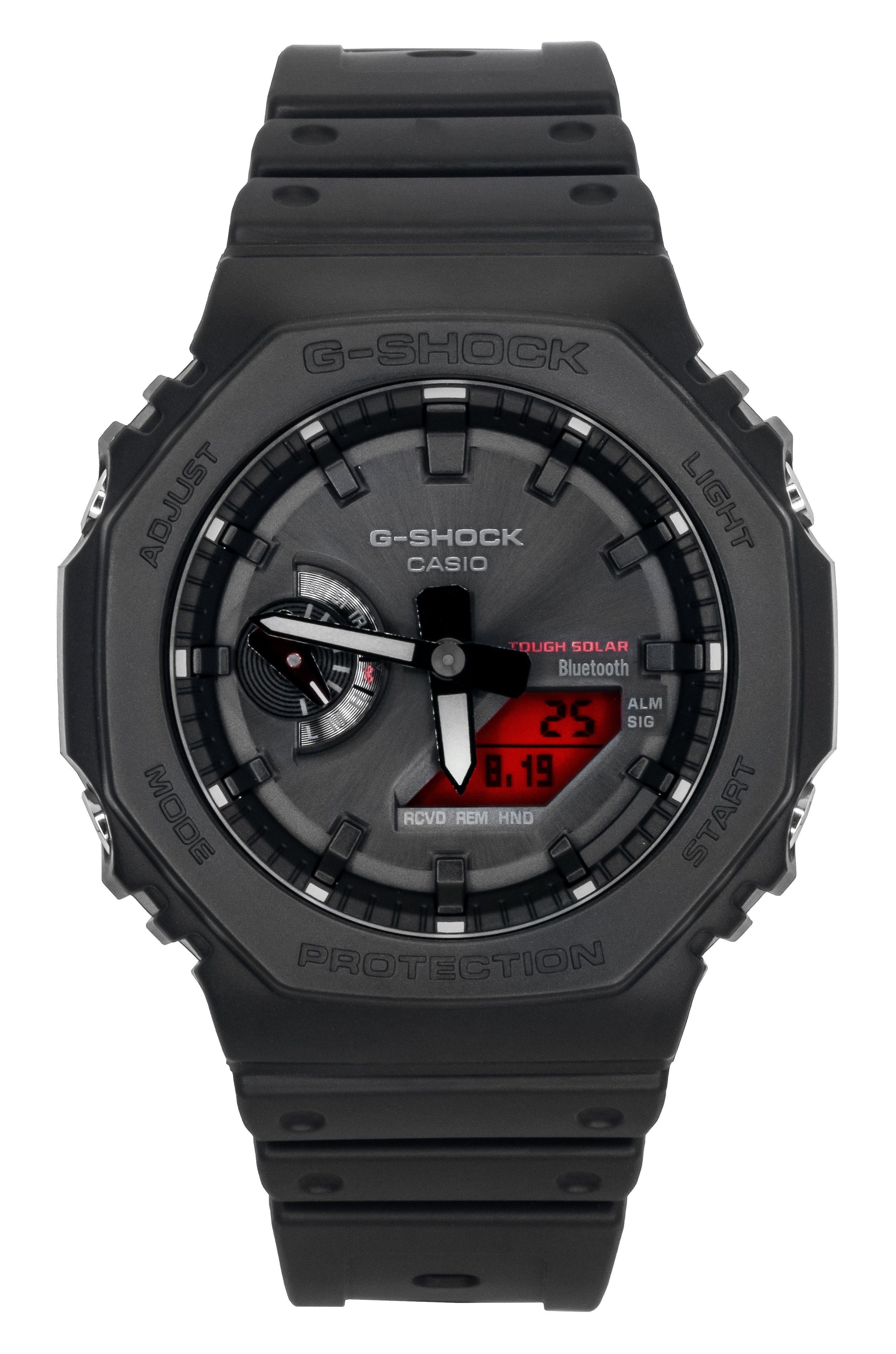 Casio G-Shock Analog Digital Smartphone Link Bio-Based Resin Strap Black Dial Solar GA-B2100BBR-1A 200M Men's Watch