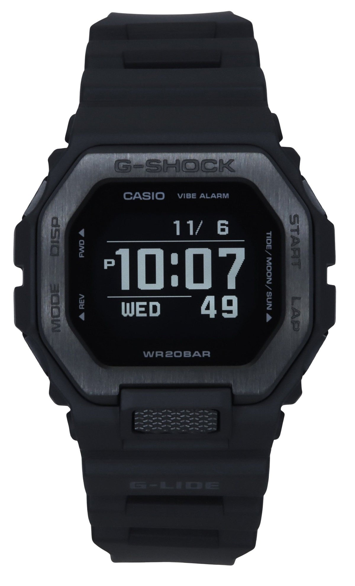 Casio G-Shock G-Lide Digital Smartphone Link Resin Strap Quartz GBX-100NS-1 200M Men's Watch