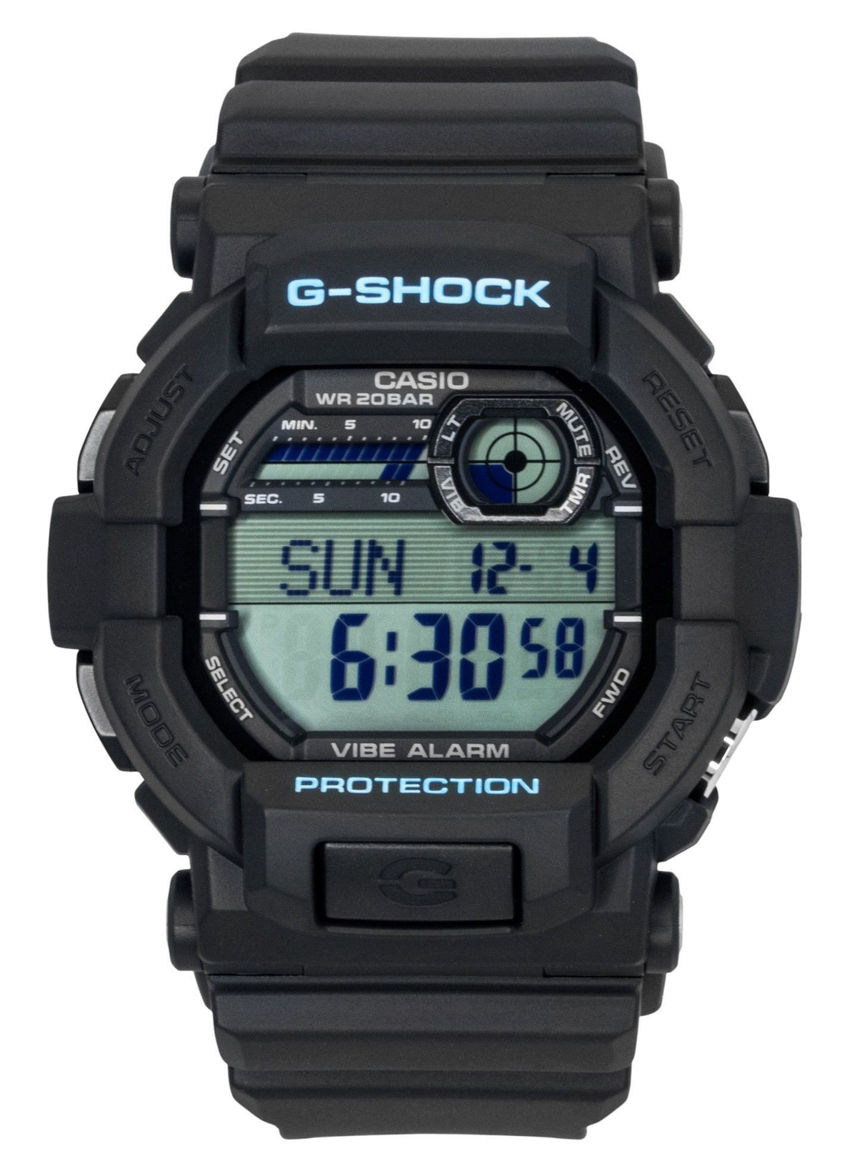 Casio G-Shock Digital Resin Strap Quartz GD-350-1C 200M Men's Watch