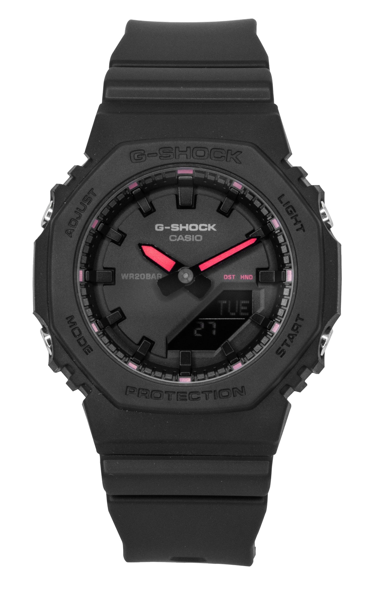 Casio G-Shock Analog Digital Bio-Based Resin Black Dial Quartz GMA-P2100SA-1A1 200M Women's Watch