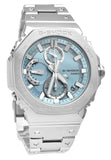 Casio G-Shock Full Metal Analog Chronograph Smartphone Link Ice Blue Dial Tough Solar GMC-B2100AD-2A 200M Men's Watch