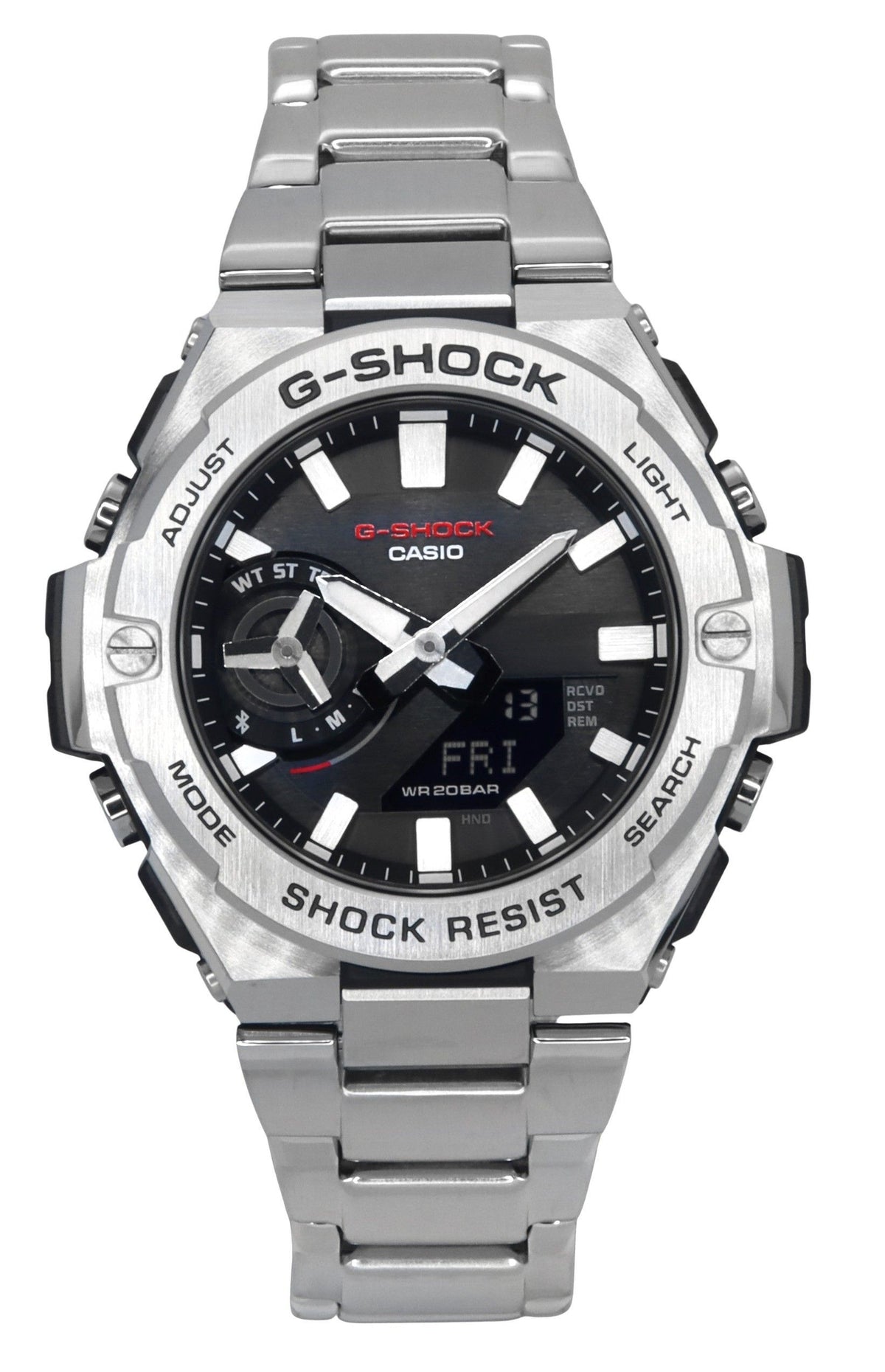 Casio G-Shock G-Steel Analog Digital Smartphone Link Black Dial Solar GST-B500D-1A 200M Men's Watch