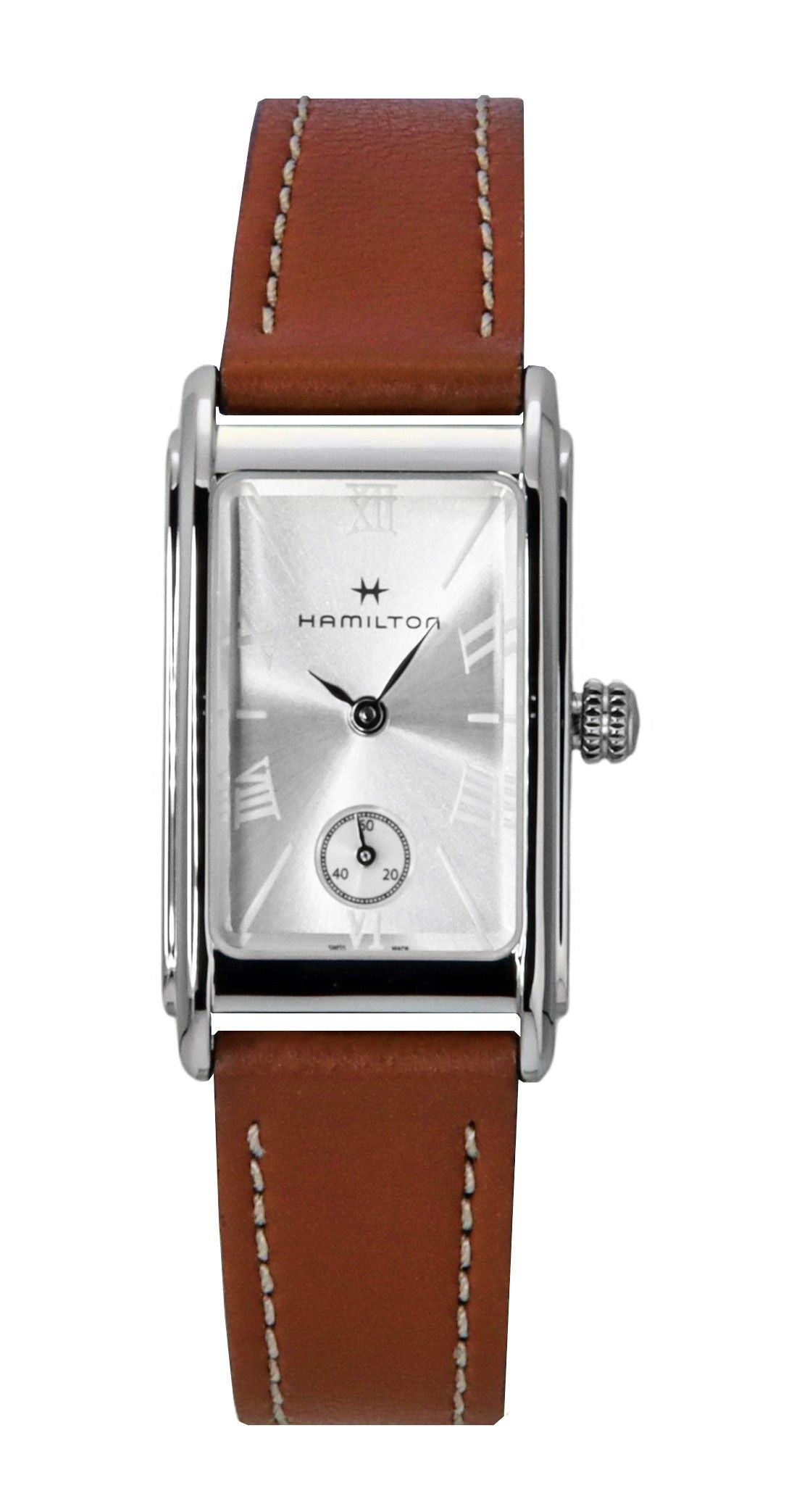 Hamilton American Classic Ardmore Leather Strap Silver Dial Quartz H11221550 Unisex Watch
