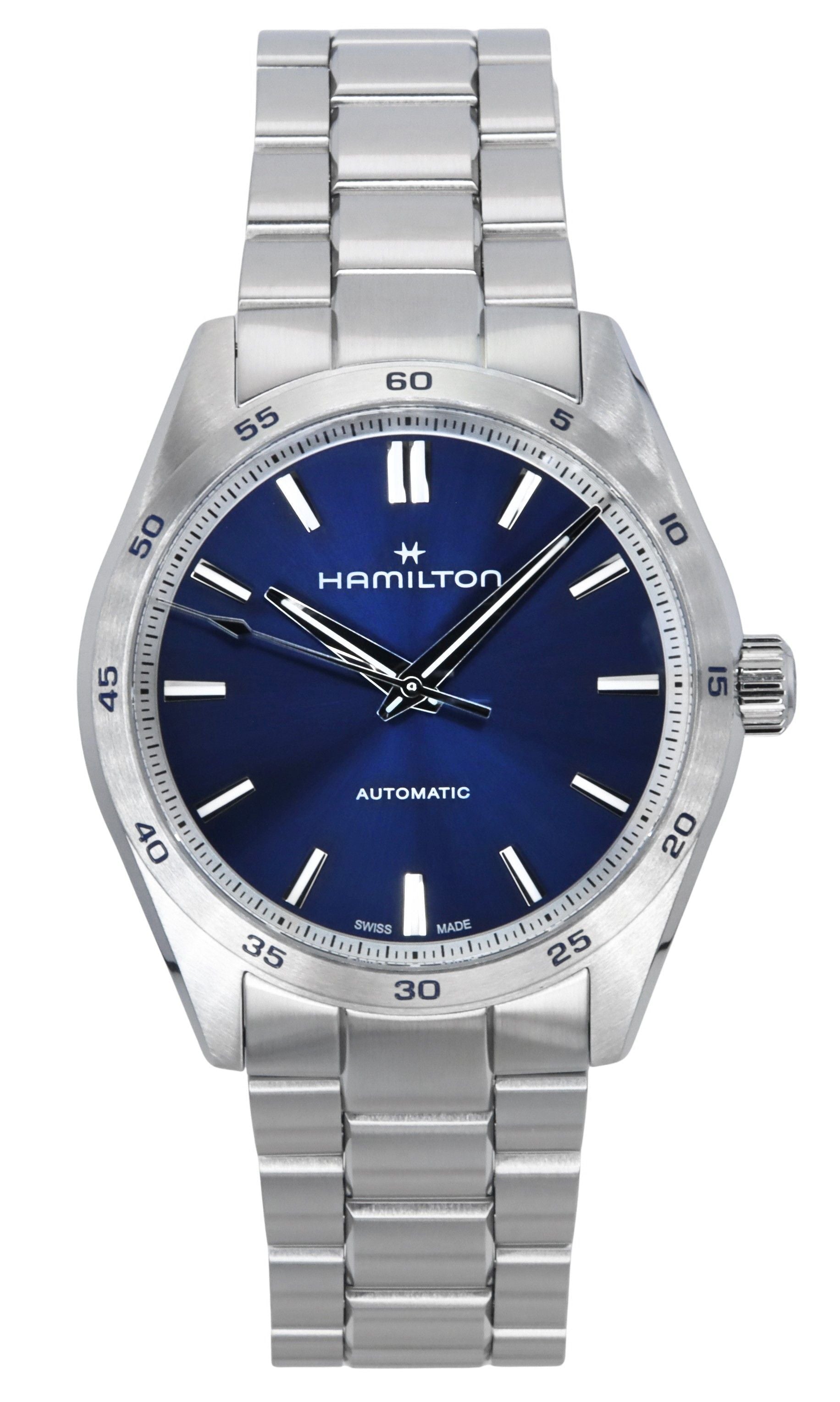 Hamilton Jazzmaster Performer Stainless Steel Blue Dial Automatic H36215140 100M Men's Watch