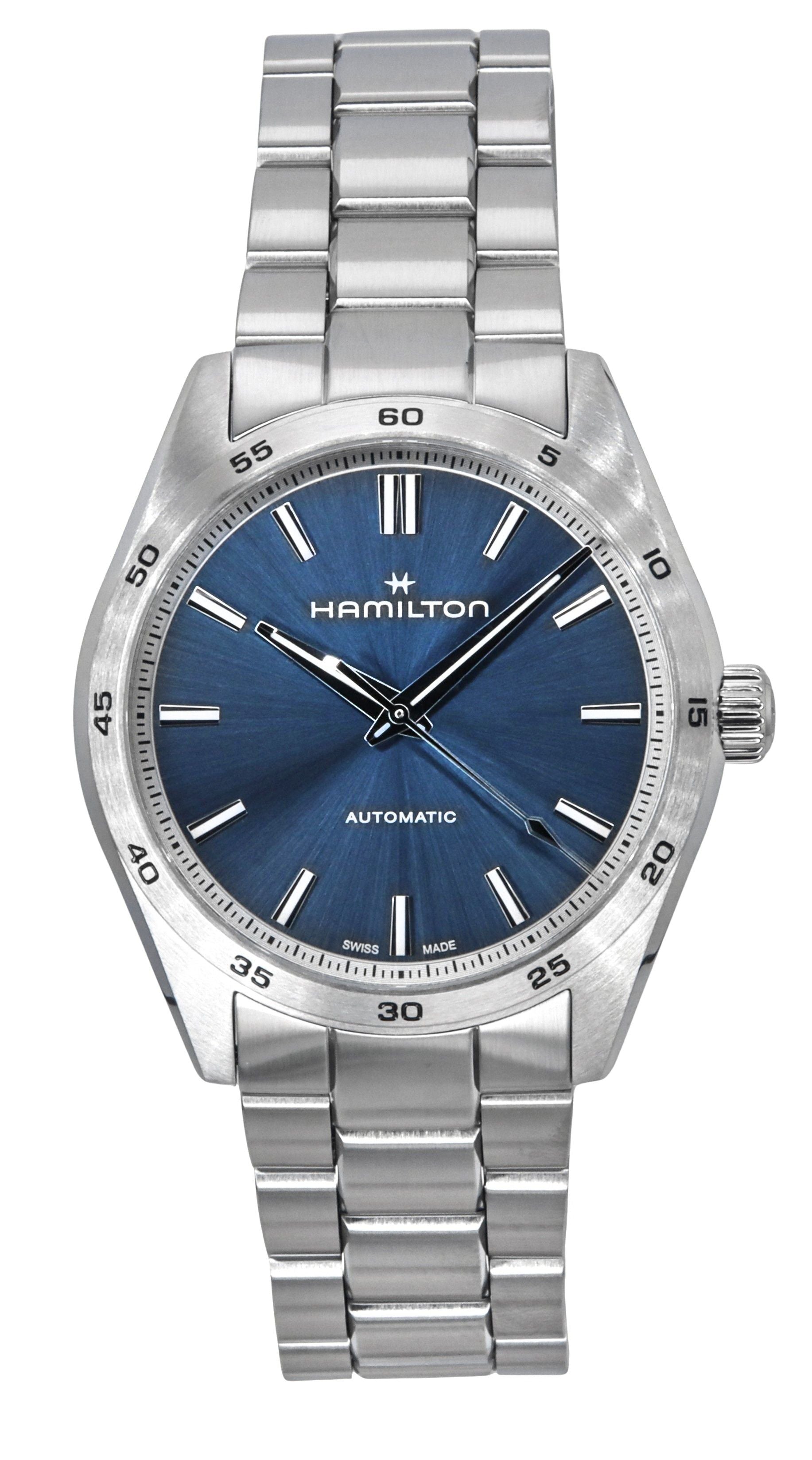 Hamilton Jazzmaster Performer Stainless Steel Blue Dial Automatic H36235140 100M Men's Watch