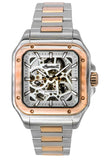 Ingersoll The Ollie Two Tone Stainless Steel Grey Skeleton Dial Automatic I14502 Men's Watch