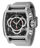 Invicta S1 Rally Chronograph Stainless Steel Black Dial Quartz 46007 100M Men's Watch