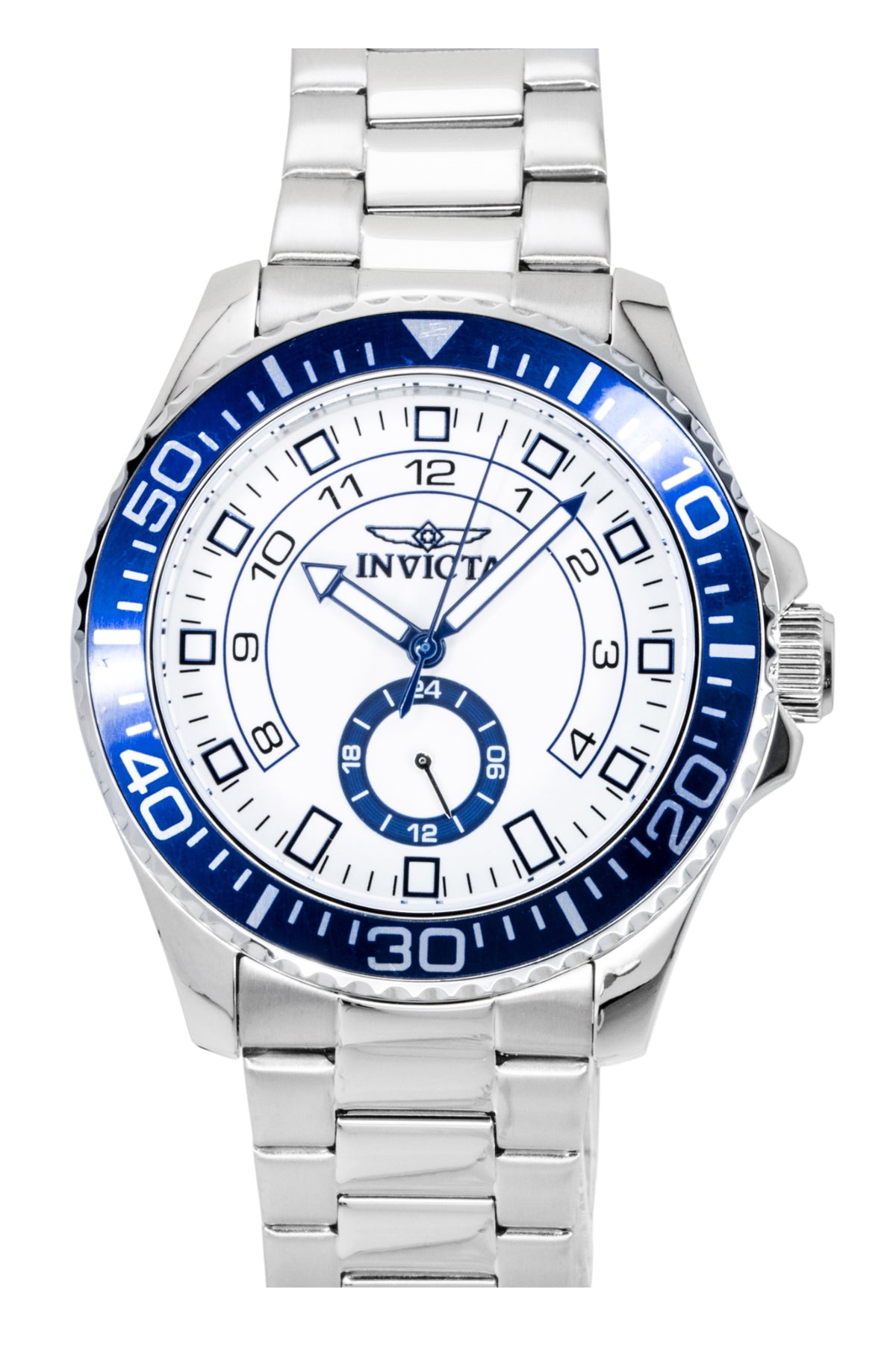 Invicta Pro Diver Stainless Steel White Dial Quartz 47124 Men's Watch