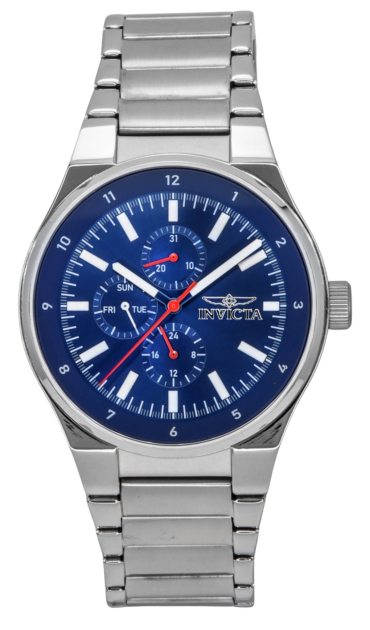 Invicta Racing Stainless Steel Blue Dial Quartz 47548 Men's Watch