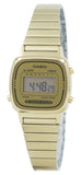 Casio Digital Stainless Steel Alarm Timer LA670WGA-9DF LA670WGA-9 Women's Watch