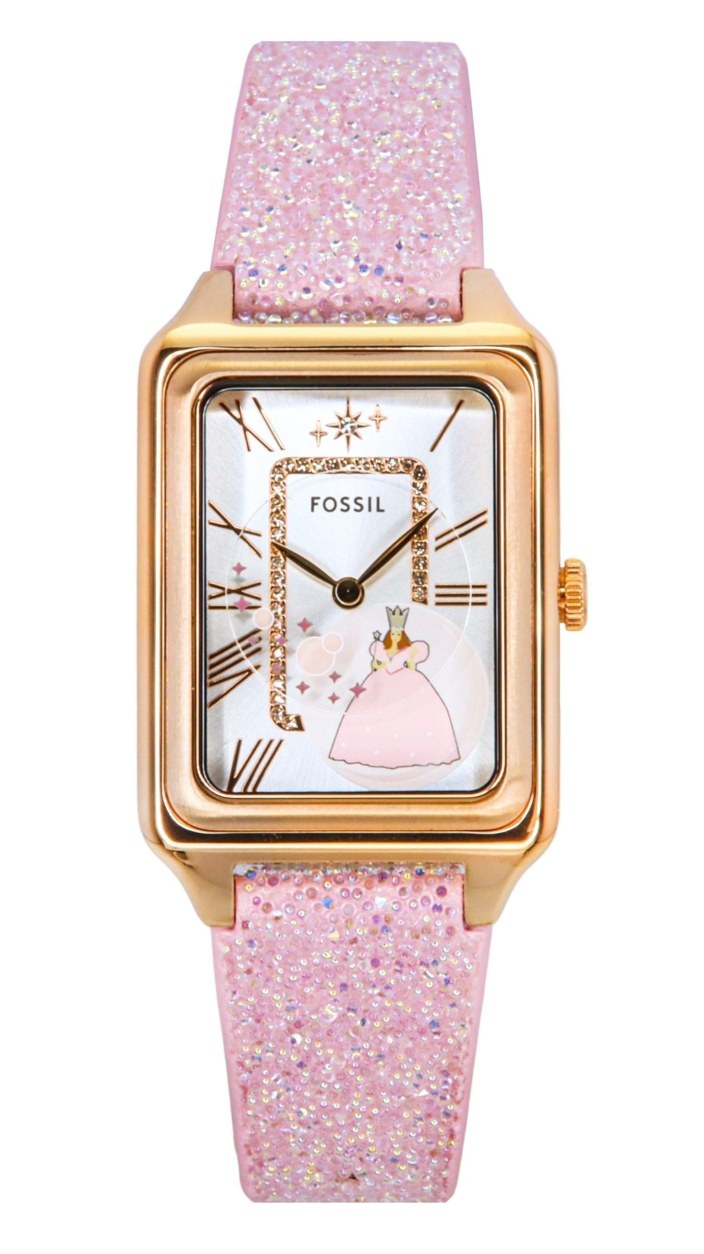 Fossil The Wizard of Oz Limited Edition Fabric Strap Silver Dial Quartz LE1199 Women's Watch