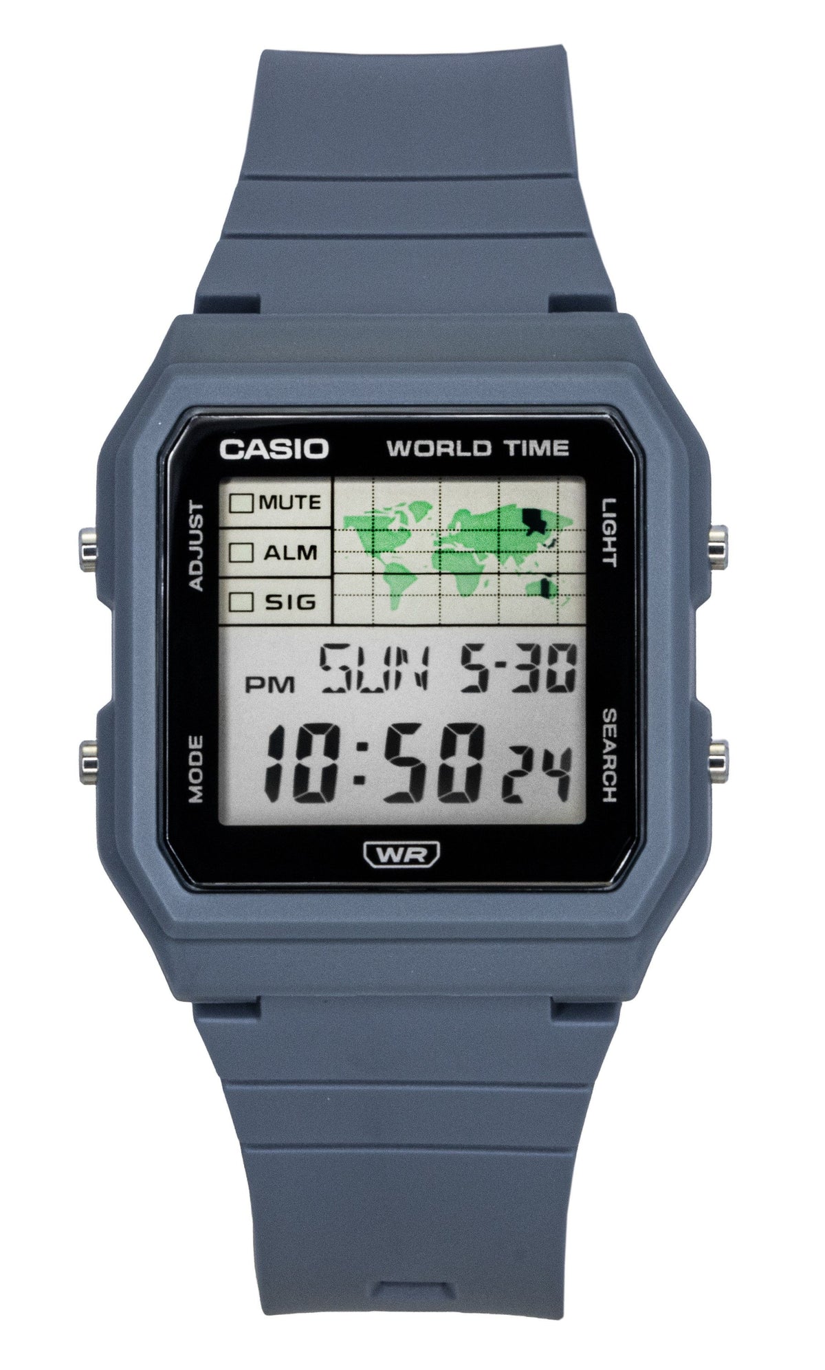 Casio POP Digital Bio Based Resin Strap Quartz LF-30W-2A Unisex Watch