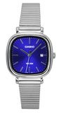 Casio Standard Analog Stainless Steel Blue Dial Quartz LTP-B166D-2AV Women's Watch