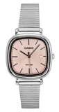 Casio Standard Analog Stainless Steel Salmon Dial Quartz LTP-B166D-4AV Women's Watch