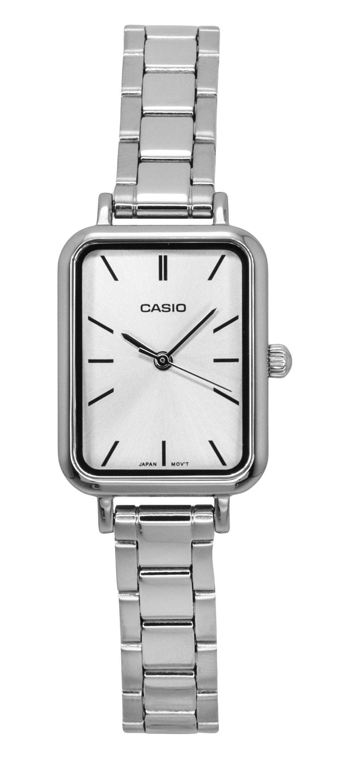 Casio Standard Analog Stainless Steel Light Blue Dial Quartz LTP-V009D-2E Women's Watch