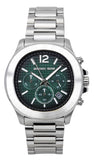 Michael Kors Oversized Sage Chronograph Stainless Steel Green Dial Quartz MK9191 Men's Watch