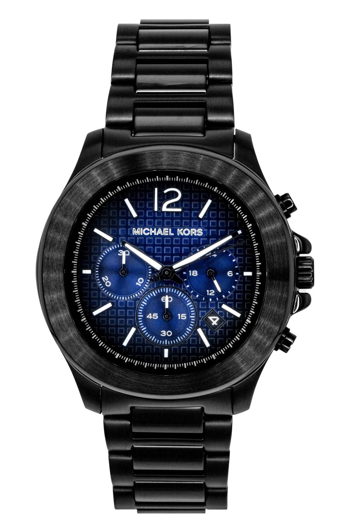 Michael Kors Oversized Sage Chronograph Stainless Steel Blue Dial Quartz MK9193 Men's Watch