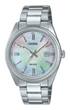 Casio Standard Analog Ion Plated Stainless Steel Mother Of Pearl Quartz MTP-1302DS-7AV Men's Watch