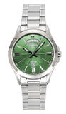 Casio Standard Analog Stainless Steel Green Dial Quartz MTP-1381D-3AV Men's Watch