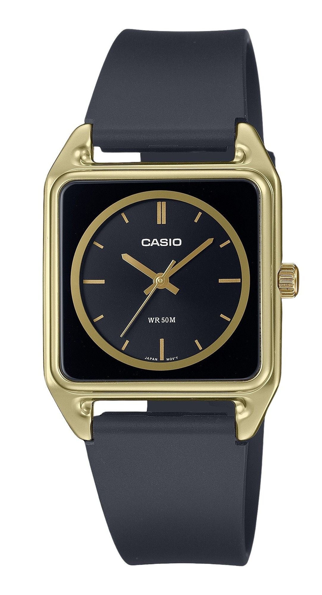 Casio Standard Analog Resin Strap Black Dial Quartz MTP-B170-1EV Men's Watch