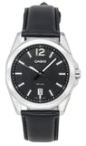 Casio Standard Analog Leather Strap Black Dial Quartz MTP-E725L-1A Men's Watch