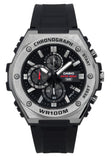 Casio Standard Analog Chronograph Resin Strap Black Dial Quartz MWA-300H-1AV 100M Men's Watch