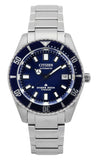 Citizen Promaster Fujitsubo Super Titanium Blue Dial Automatic Diver's NB6021-68L 200M Men's Watch
