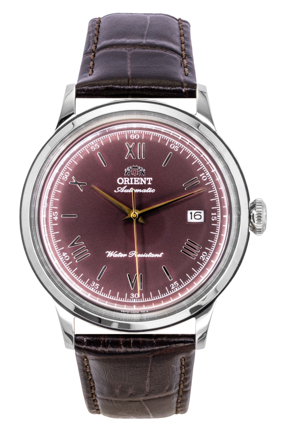 Orient Classic Leather Strap Bordeaux Dial Automatic RA-AC0026R Men's Watch