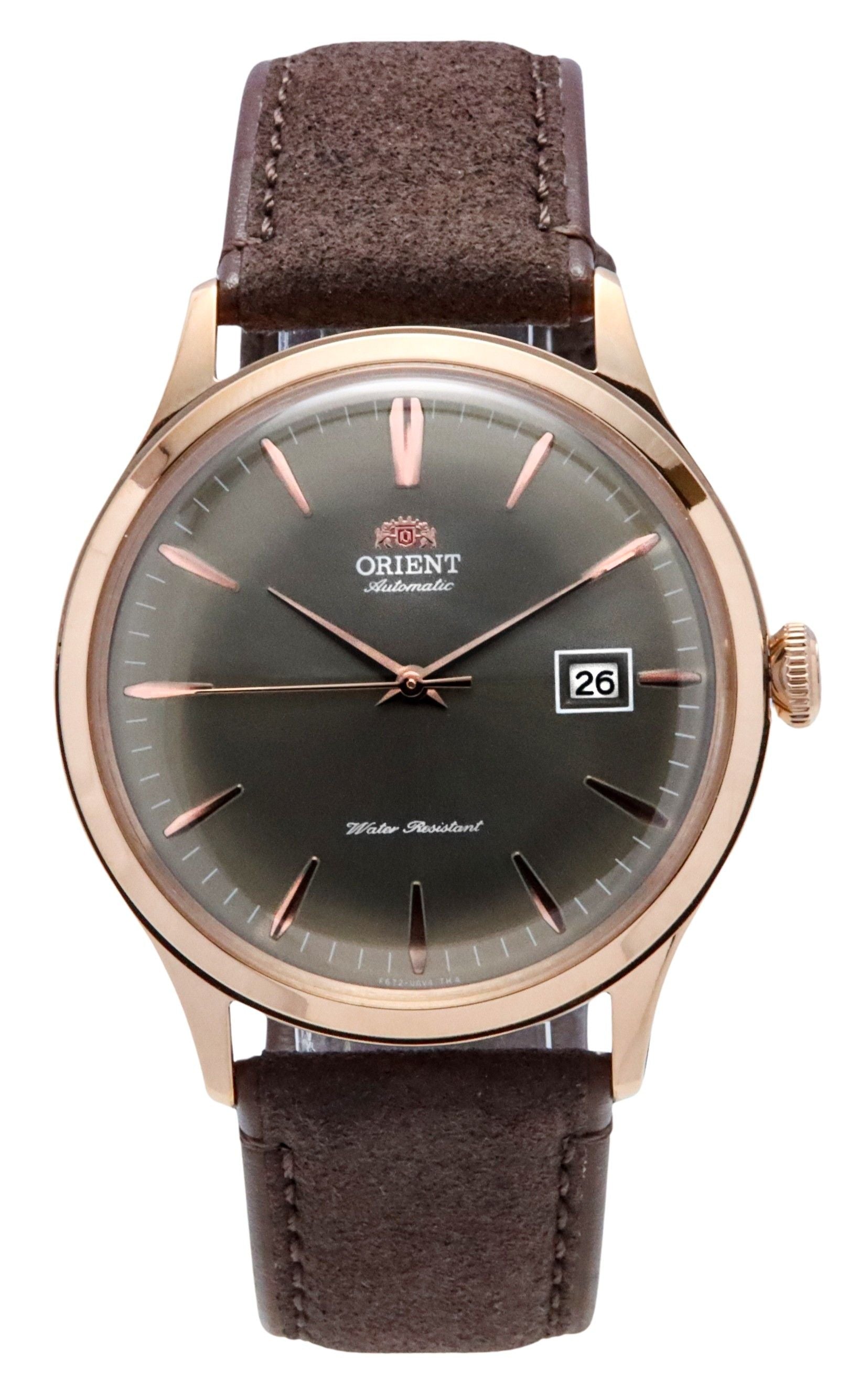 Orient Bambino Version 4 Leather Strap Bronze Dial Automatic A-AC0P04Y10B RA-AC0P04Y30B Men's Watch