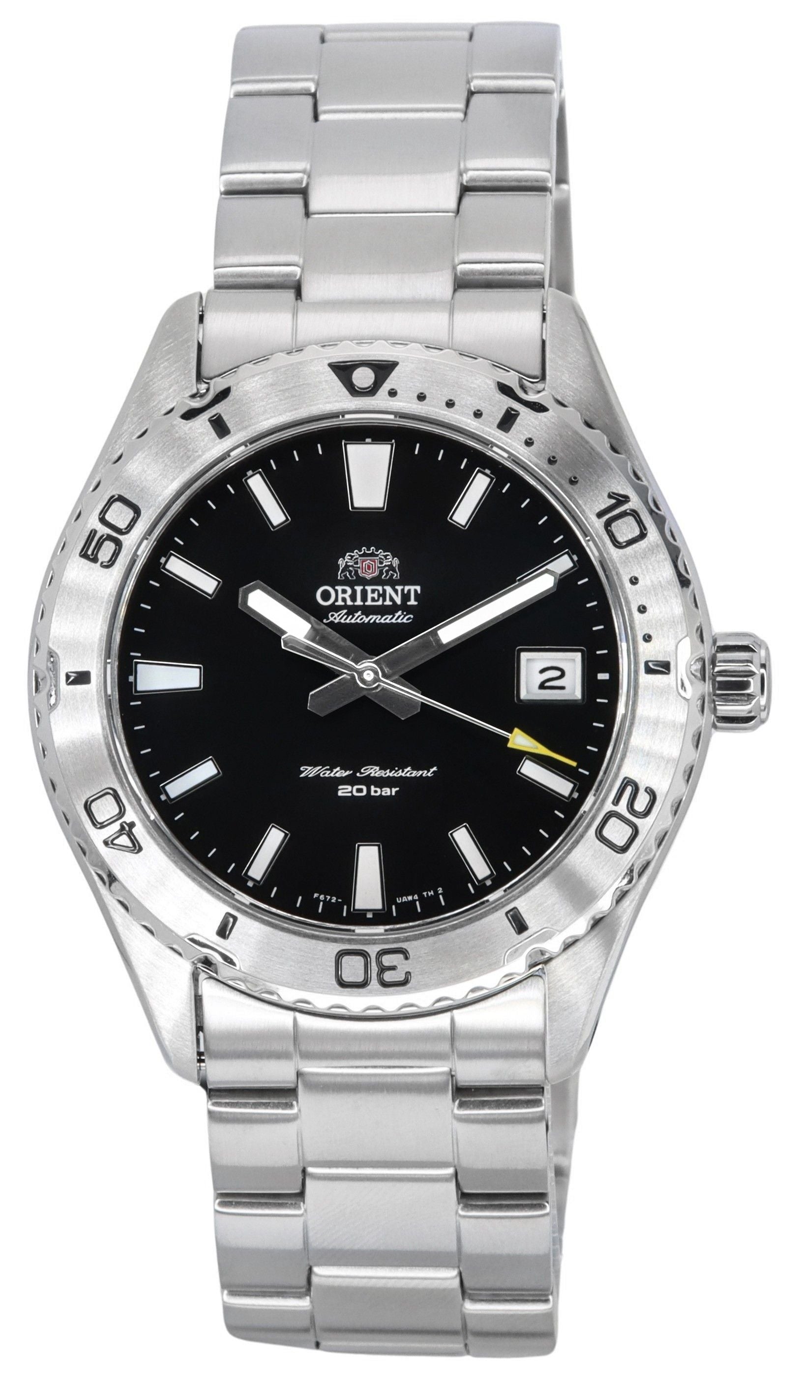 Orient Sports Mako Stainless Steel Black Dial Automatic Diver's RA-AC0Q01B10B RA-AC0Q01B30B 200M Men's Watch