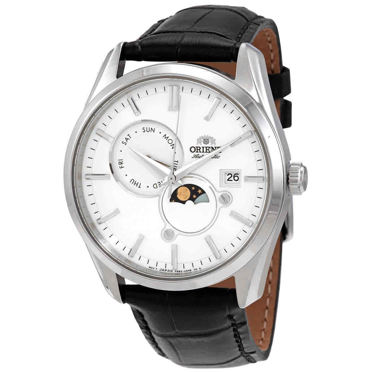 Orient Classic Sun And Moon White Dial Automatic RA-AK0310S10B RA-AK0310S30B Men's Watch