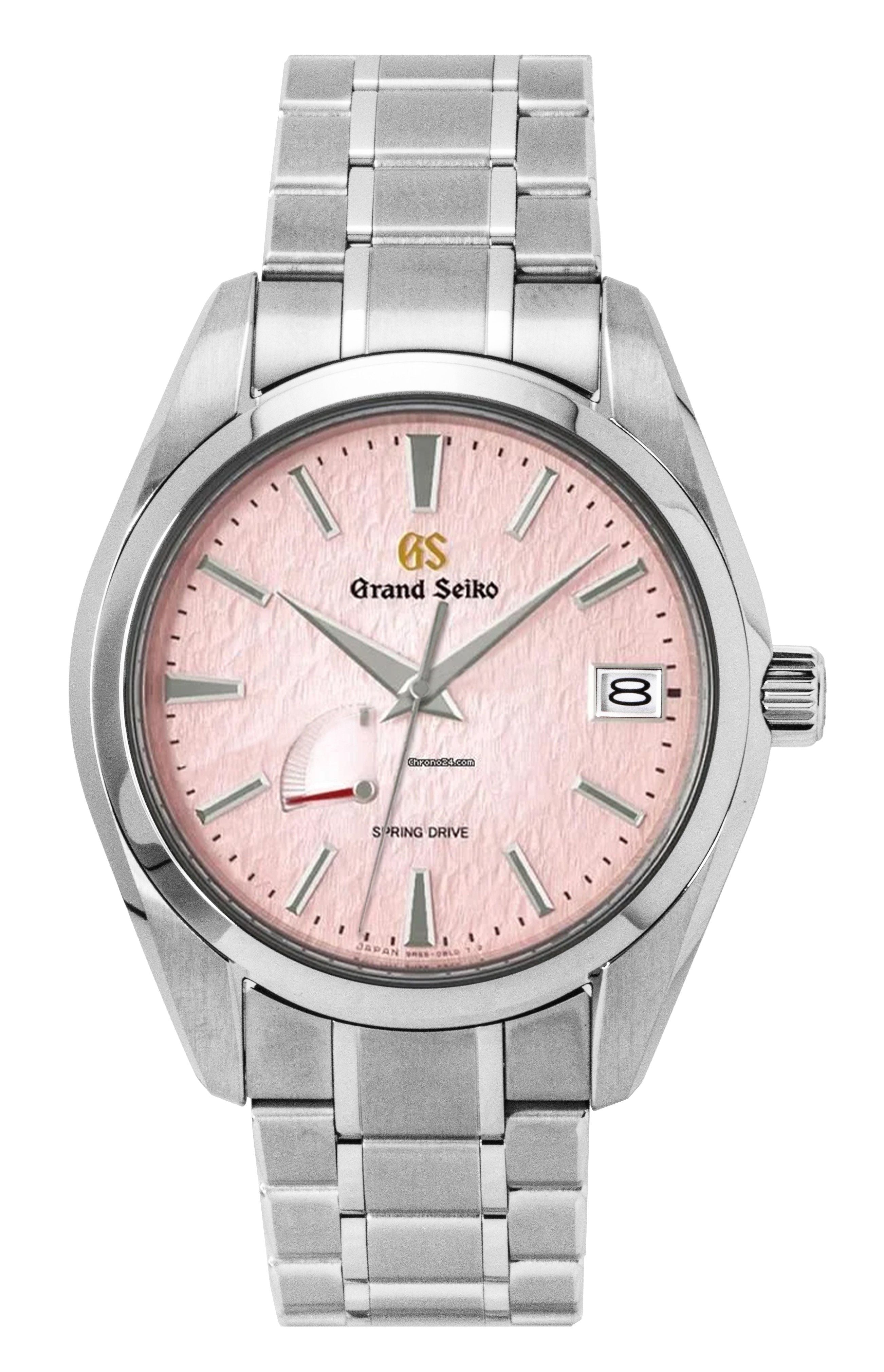 Grand Seiko Heritage Limited Edition 20th Anniversary Titanium Pink Dial Automatic SBGA497G 100M Men's Watch