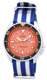 Seiko Automatic Diver's 200M NATO Strap SKX011J1-var-NATO2 Men's Watch