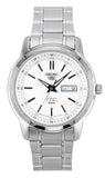 Seiko 5 Stainless Steel Silver Dial 21 Jewels Automatic SNKM83J1 Men's Watch