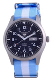 Seiko 5 Sports Automatic Polyester SNZG11J1-var-NATO24 100M Men's Watch