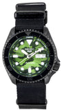 Seiko 5 Sports SKX Street Style Nylon Strap Camouflage Dial Automatic SRPJ37K1 100M Men's Watch