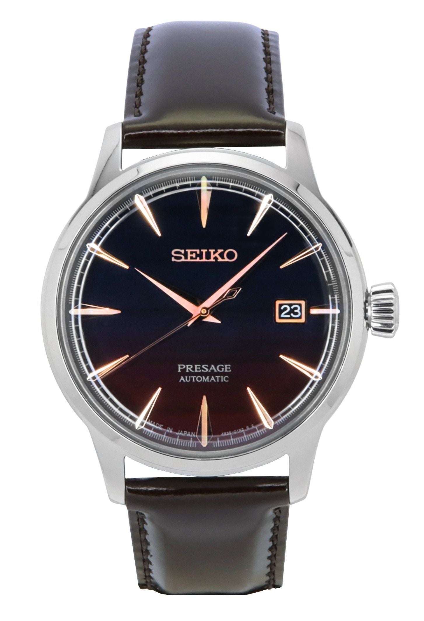 Seiko Presage Cocktail Time Purple Sunset Star Bar Limited Edition Multicolor Dial Automatic SRPK75J1 Men's Watch