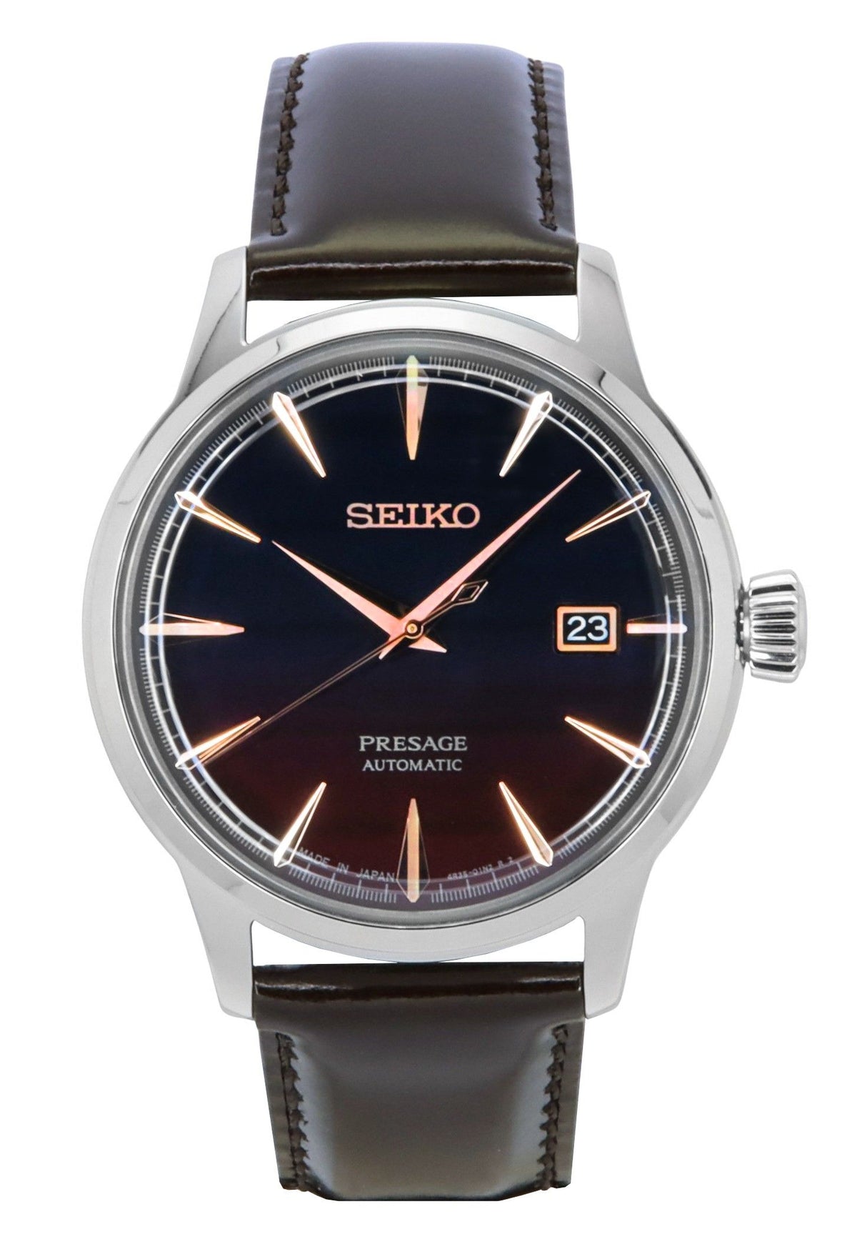 Seiko Presage Cocktail Time Purple Sunset Star Bar Limited Edition Multicolor Dial Automatic SRPK75J1 Men's Watch