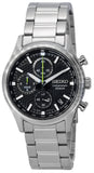 Seiko Conceptual Chronograph Black Dial Quartz SSB419P1 100M Men's Watch