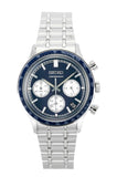 Seiko Chronograph Stainless Steel Blue Dial Quartz SSB477P1 Men's Watch